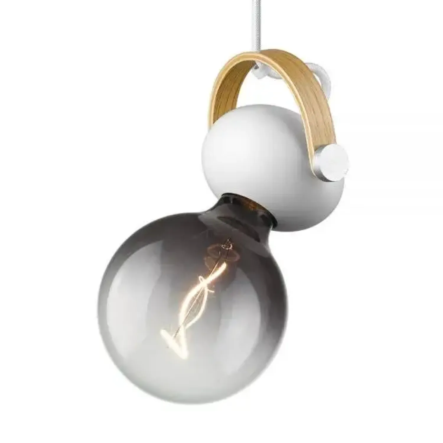 Outlet Halo Design Copenhagen Halo Design - D.C Fatningssæt Ø10 - Hvid/Eg