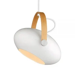 Hot Halo Design Copenhagen Halo Design - D.C Pendel Ø26 - Hvid/Eg