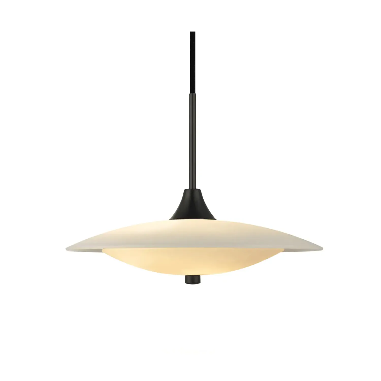 Discount Halo Design Copenhagen Halo Design - Pendel - Baroni - Ø40 cm - Opal/Sort
