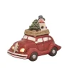 Discount 2Have - Bil med LED - 10x6,5 cm - Rød