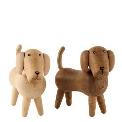 Sale 2Have - Hund - 11x15 cm - Maghoni (pris er for 1 stk.)