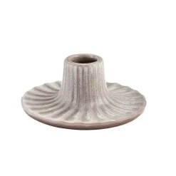 Sale 2Have - Lysestage - Süss - 5x12 cm - Grå Keramik