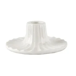 2Have - Lysestage - Süss - 5x12 cm - Hvid Keramik