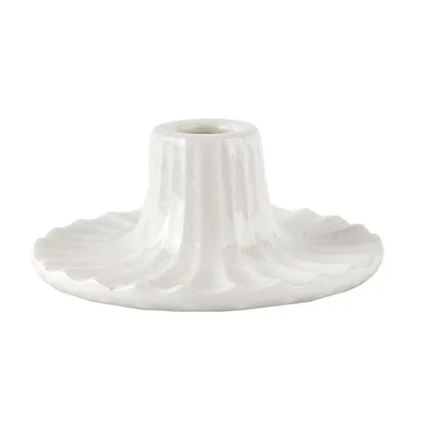 2Have - Lysestage - Süss - 5x12 cm - Hvid Keramik