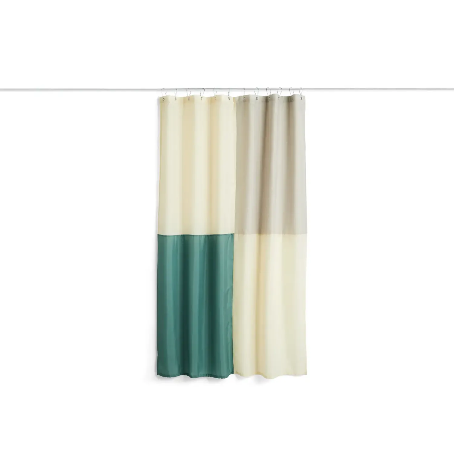HAY - Badeforhæng - Check Shower curtain - grøn