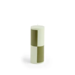 Discount Hay - Bloklys - Column - Medium - Light green & Army green
