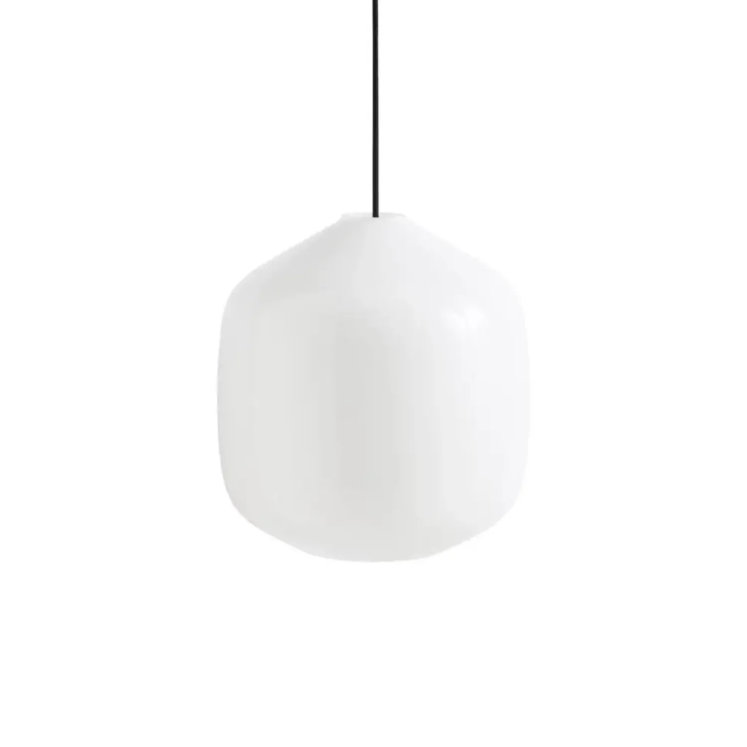 Best Hay - Buoy Glass Pendel - Sort ledning - Hvid - 300