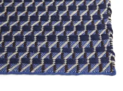Hay - Channel Rug - 60 x 200 cm - Blue / White