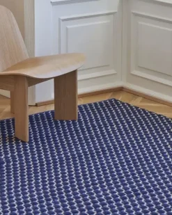 Hay - Channel Rug - 60 x 200 cm - Blue / White