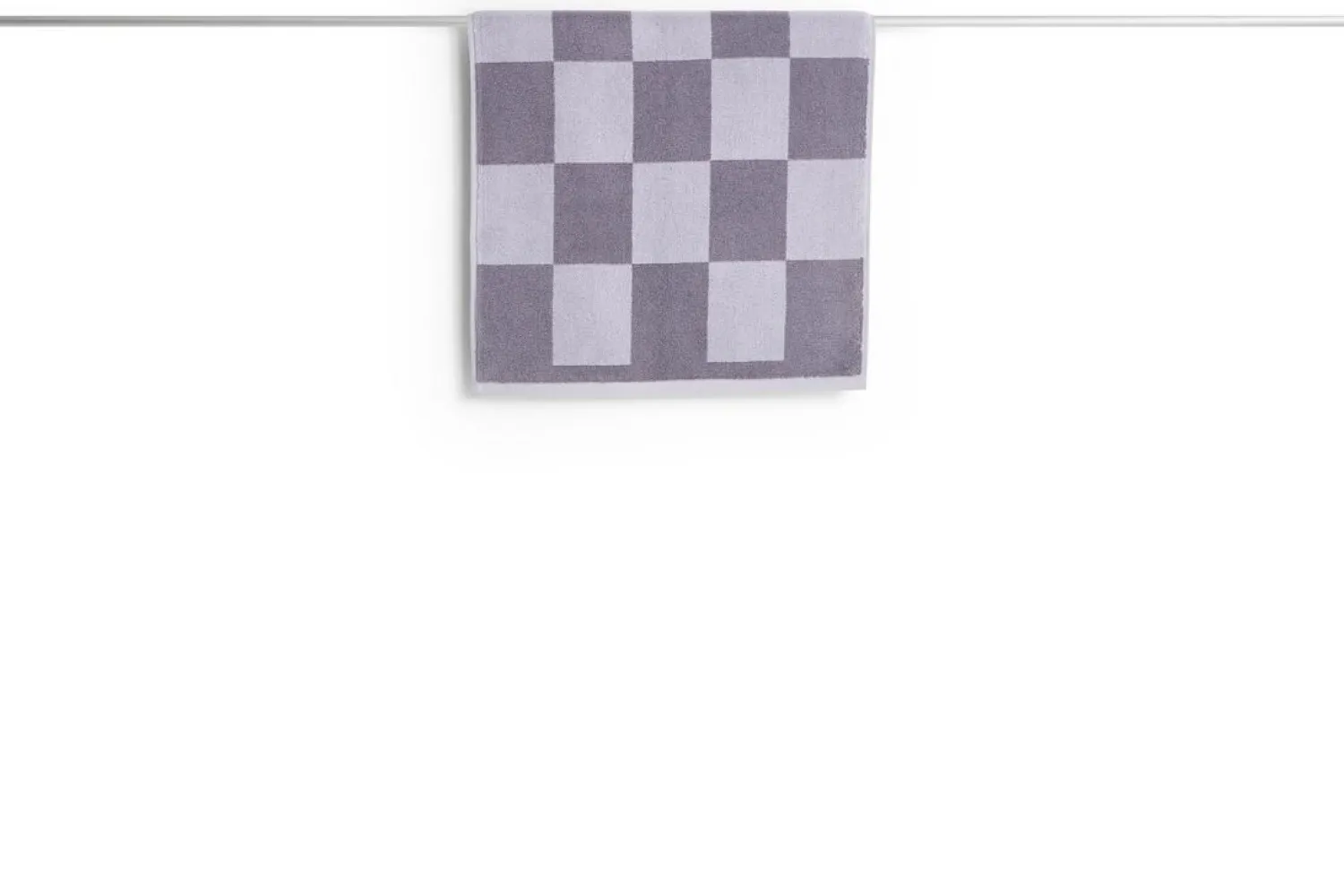 New Hay - Check Bath Mat (Organic) - W50 x L90 - Lavender - Lavender - 479
