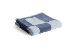 Hot Hay - Check Hand Towel (Organic) - W50 x L90 - Steel Blue - Steel blue - 329