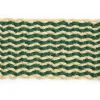 New Hay - Coco Door Mat - Dark Green & White - Dark green and white - 619