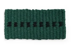 Outlet Hay - Coco Door Mat - Dot - Green & Black - Dark green and black - 40 x 80 cm