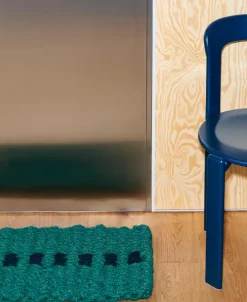 Outlet Hay - Coco Door Mat - Dot - Green & Black - Dark green and black - 40 x 80 cm