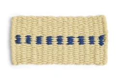 Outlet Hay - Coco Door Mat - Dot - White & Blue - White and blue - 619