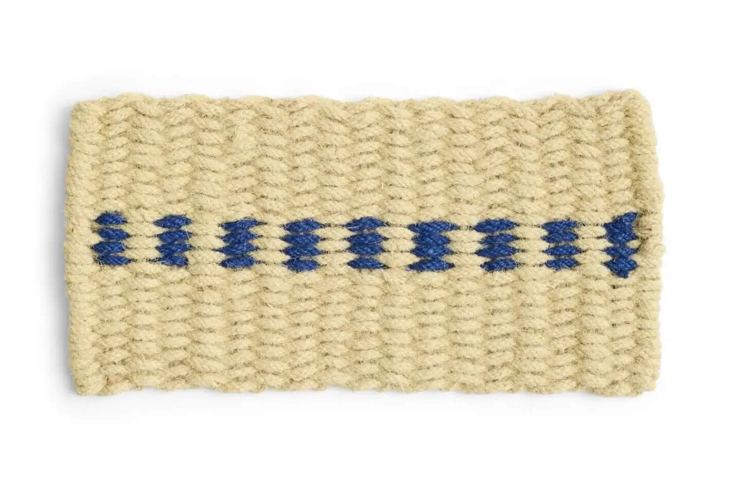 Outlet Hay - Coco Door Mat - Dot - White & Blue - White and blue - 619