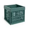 Hot Hay Colour Crate - Cube - Dark green