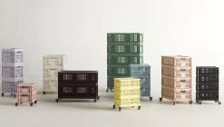 Discount Hay Colour Crate - Cube - Dusty blue