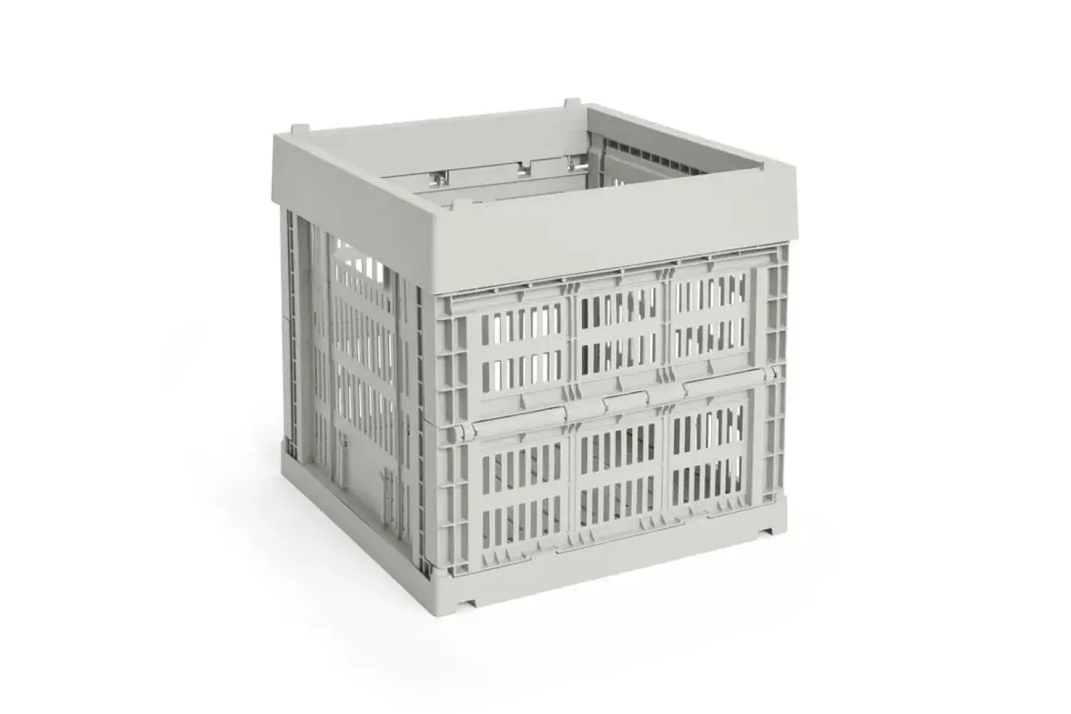 Hot Hay Colour Crate - Cube - Grey