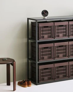 Hot Hay Colour Crate - Cube - Grey