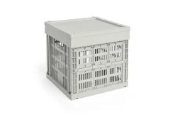 Hot Hay Colour Crate - Cube - Grey