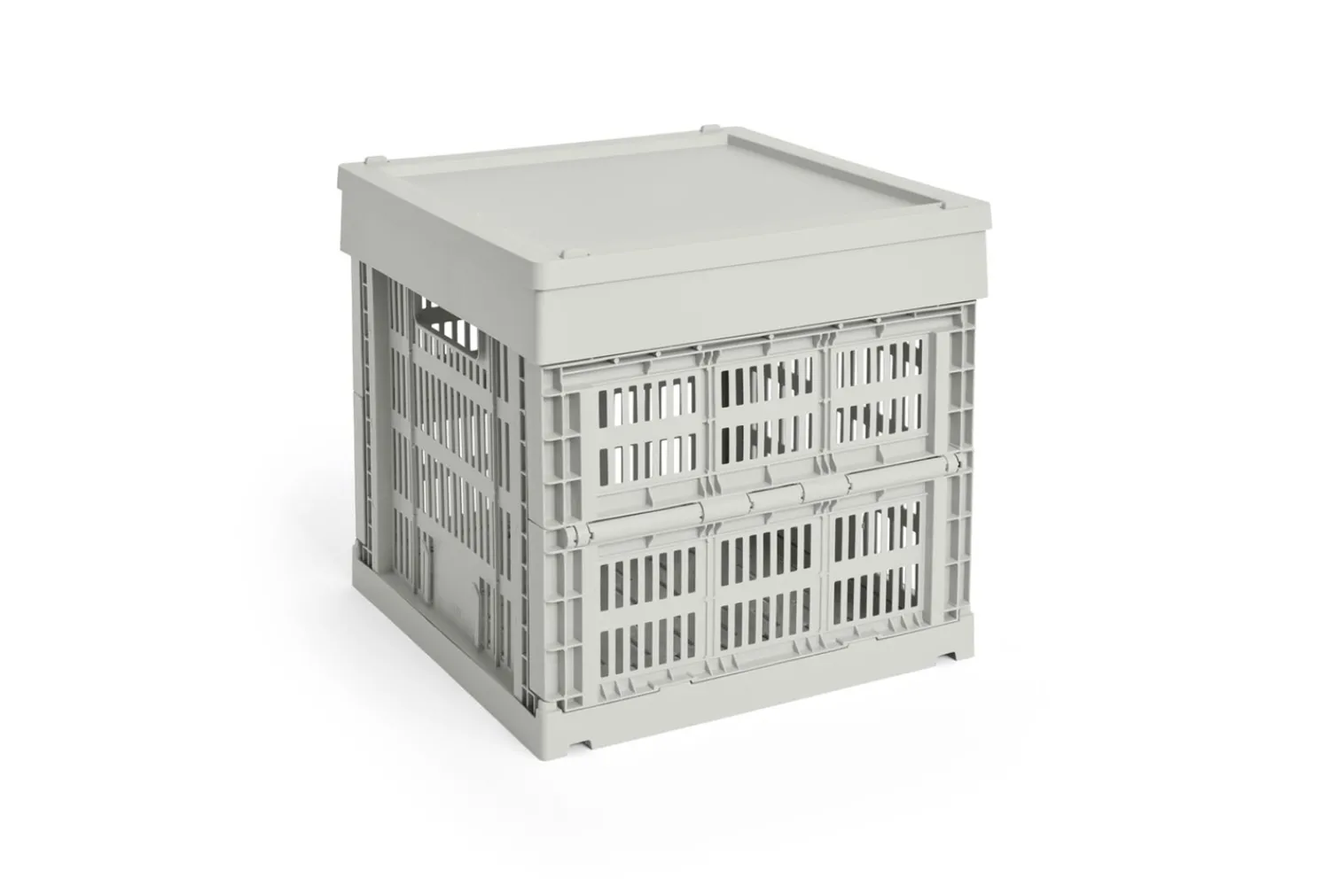 Hot Hay Colour Crate - Cube - Grey