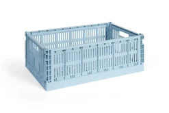 New Hay Colour Crate - Large - Soft blue