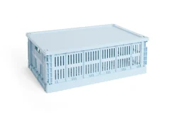 New Hay Colour Crate - Large - Soft blue
