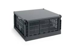 Sale Hay Colour Crate - Large Square - Charcoal