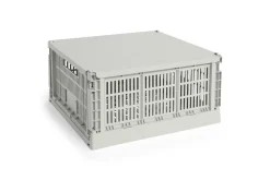 New Hay Colour Crate - Large Square - Grey