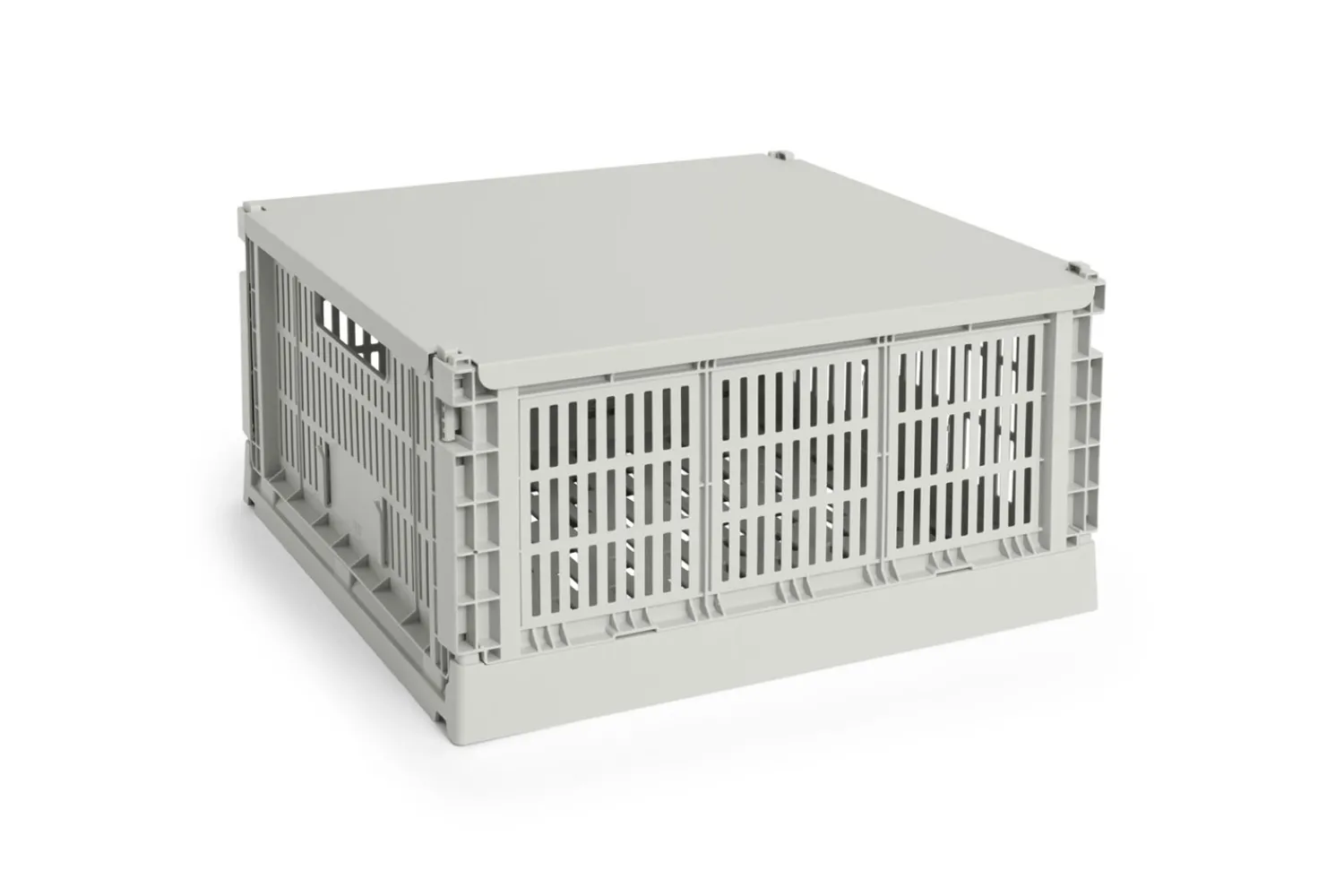 New Hay Colour Crate - Large Square - Grey