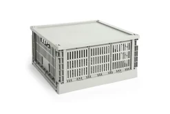 New Hay Colour Crate - Large Square - Grey