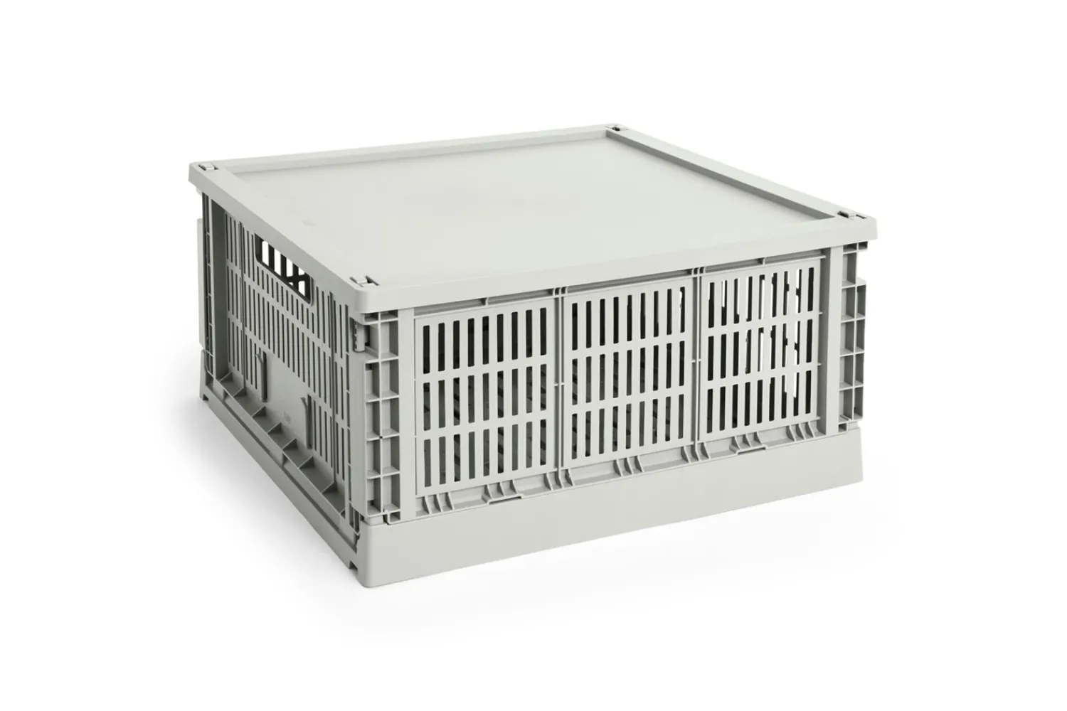 New Hay Colour Crate - Large Square - Grey