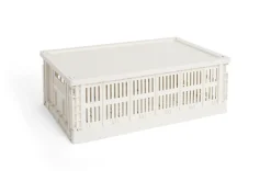 Best Hay Colour Crate Lid Plastic - Large - Off-white