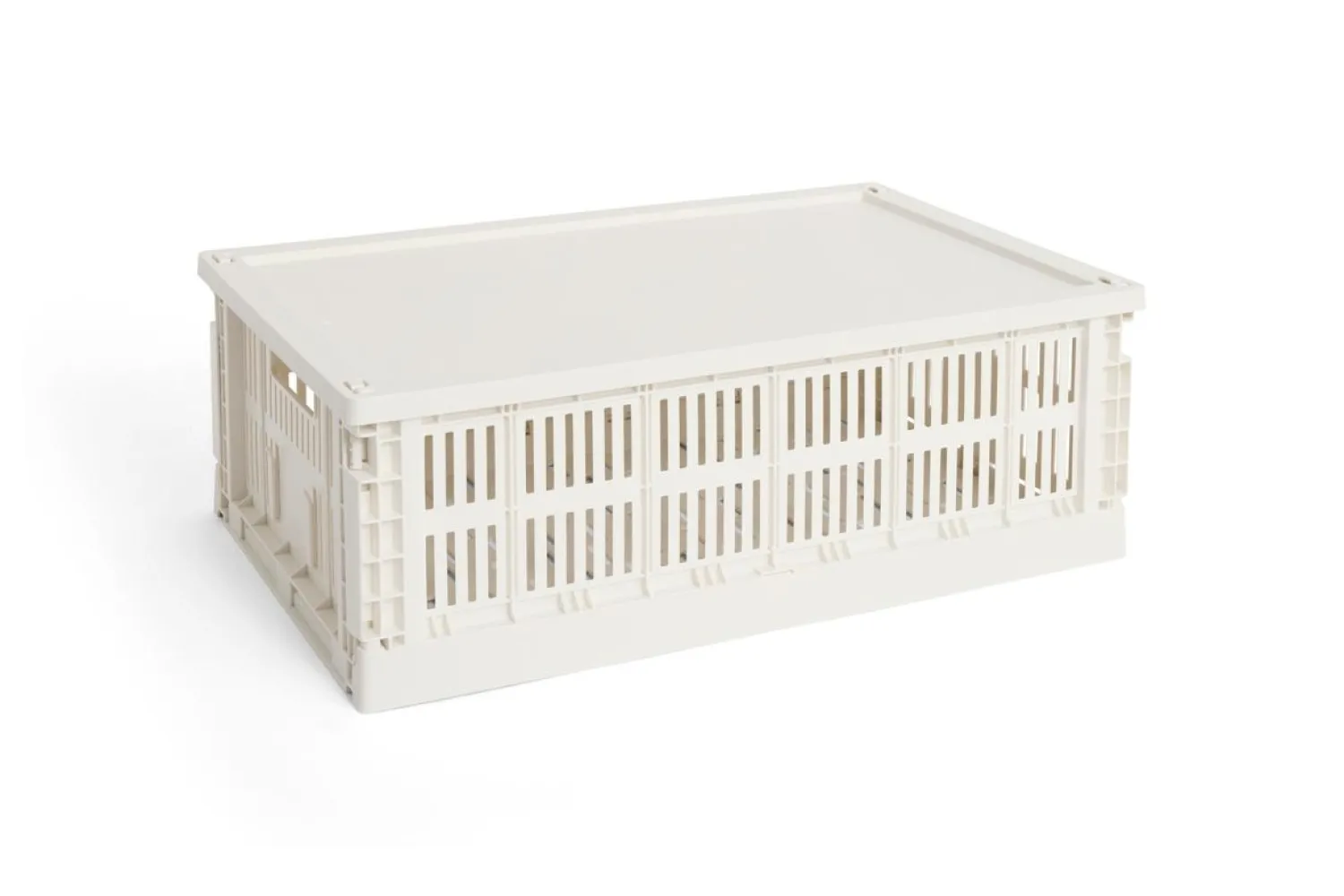 Best Hay Colour Crate Lid Plastic - Large - Off-white
