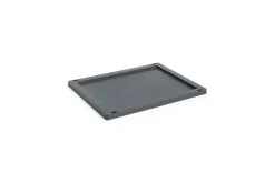 Outlet Hay Colour Crate Lid Plastic - Medium - Charcoal
