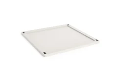 Best Hay Colour Crate Lid Plastic - Medium Square / Cube - Off-white