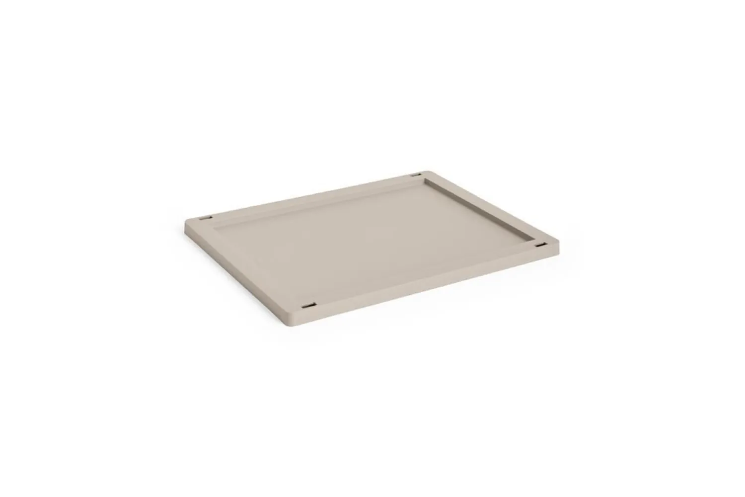 Sale Hay Colour Crate Lid Plastic - Medium - Warm grey