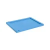 Hot Hay Colour Crate Lid Plastic - Medium - Electric blue