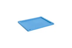 Hot Hay Colour Crate Lid Plastic - Medium - Electric blue