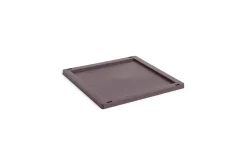 New Hay Colour Crate Lid Plastic - Medium Square / Cube - Bordeaux