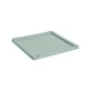 Outlet Hay Colour Crate Lid Plastic - Medium Square / Cube - Sage green