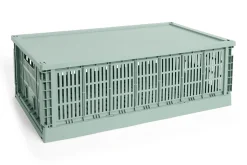 Outlet Hay Colour Crate Lid Plastic - X-Large - Sage green