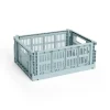 Outlet Hay Colour Crate - Medium - Dusty blue