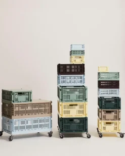 Outlet Hay Colour Crate - Medium - Dusty blue