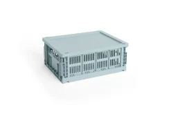 Outlet Hay Colour Crate - Medium - Dusty blue