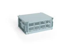 Outlet Hay Colour Crate - Medium - Dusty blue