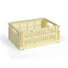 Discount Hay Colour Crate - Medium - Light yellow