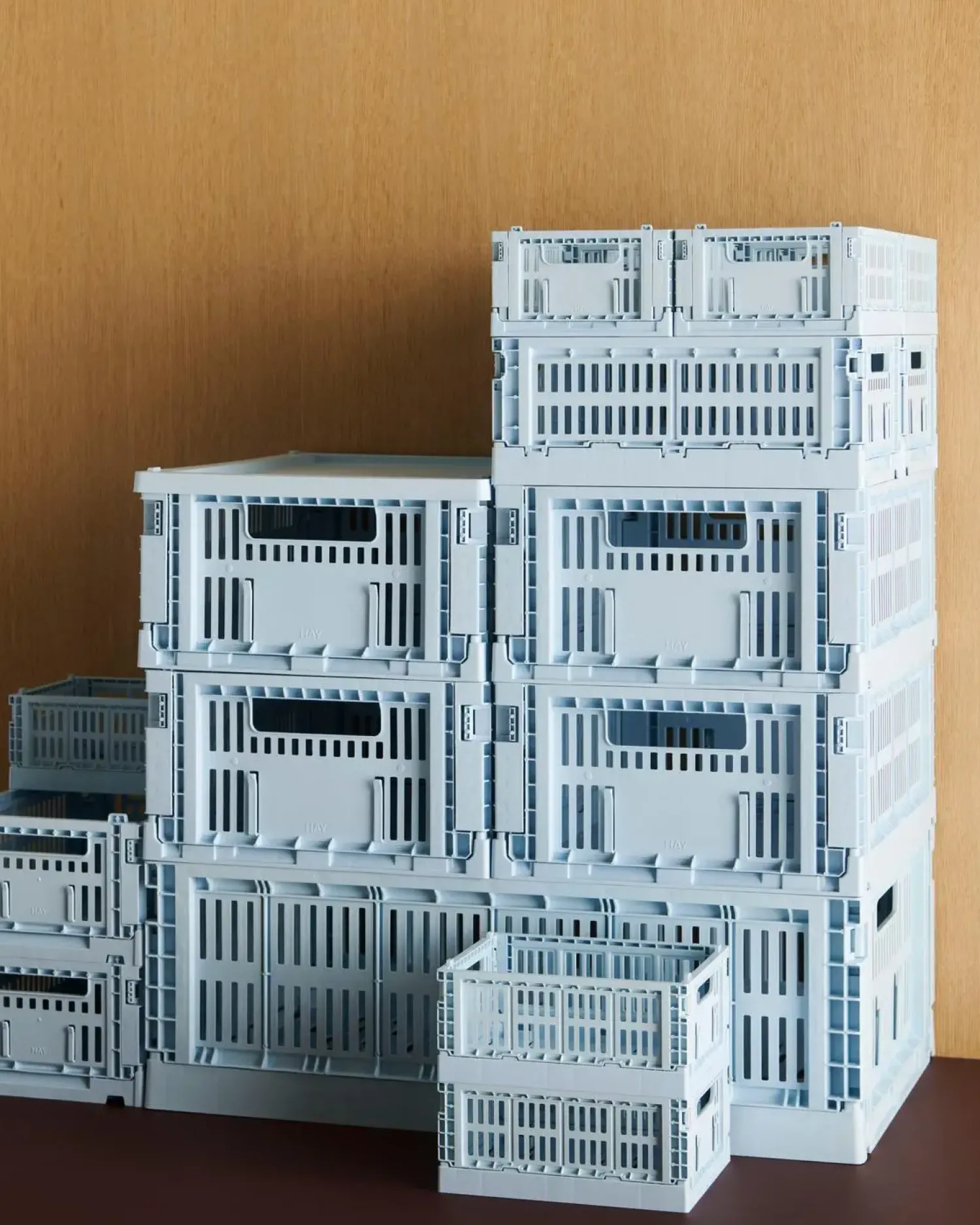 New Hay Colour Crate - Medium - Soft blue