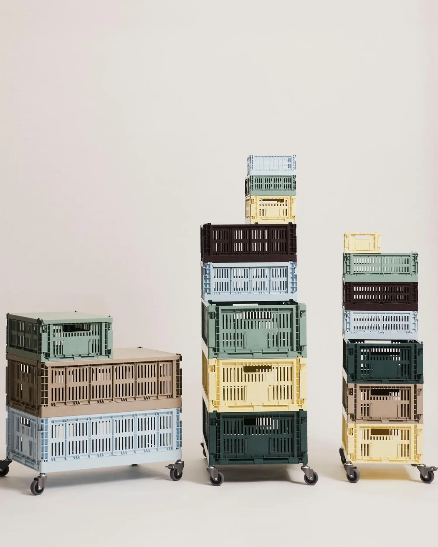 New Hay Colour Crate - Medium - Soft blue